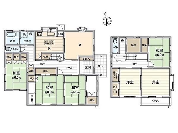 間取りを拡大表示