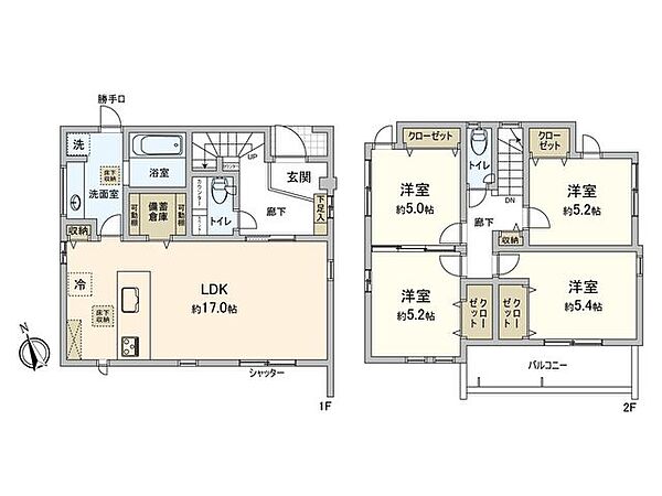 間取りを拡大表示