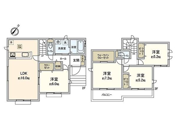 間取りを拡大表示