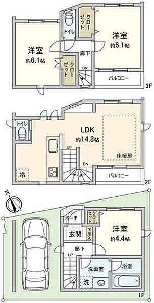 間取りを拡大表示