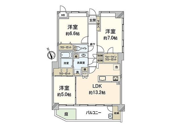 間取りを拡大表示