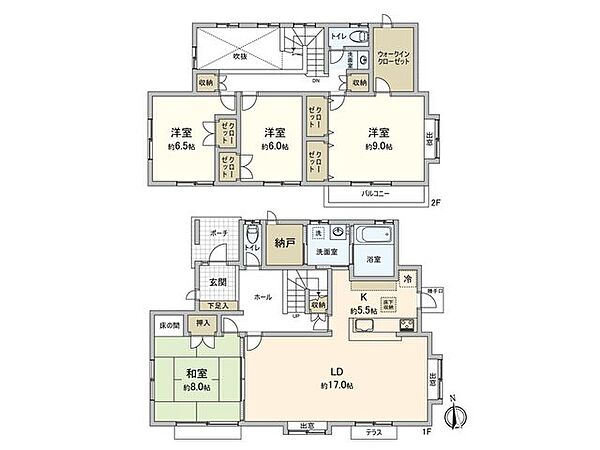 間取りを拡大表示