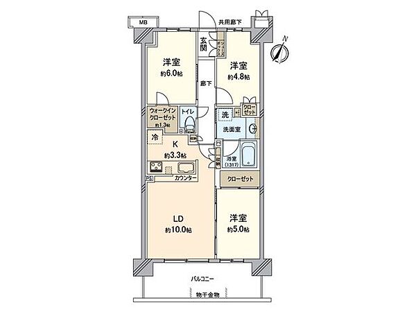 間取りを拡大表示