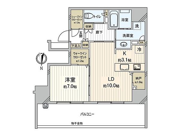 間取りを拡大表示