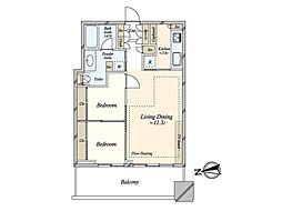 芝パーク・タワー 1SLDKの間取図画像