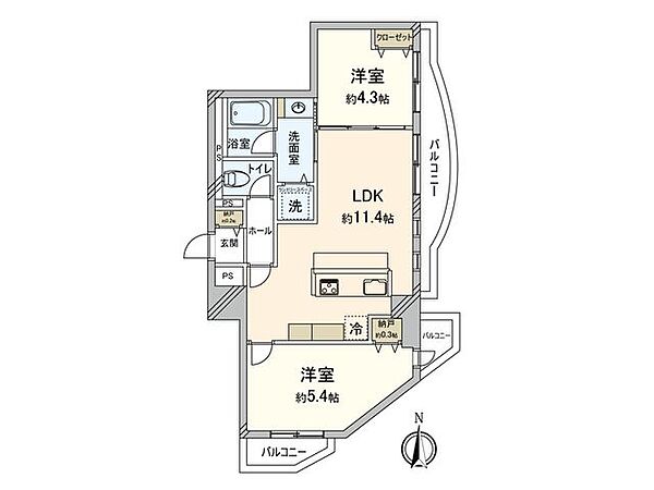 間取りを拡大表示