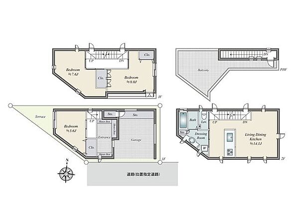 間取りを拡大表示