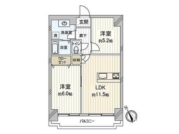間取りを拡大表示