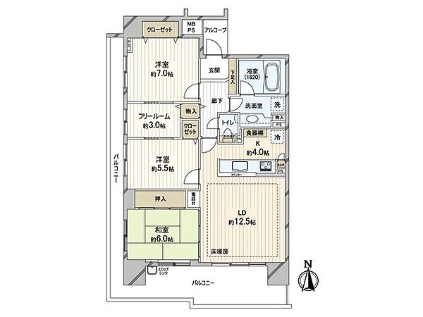 間取りを拡大表示