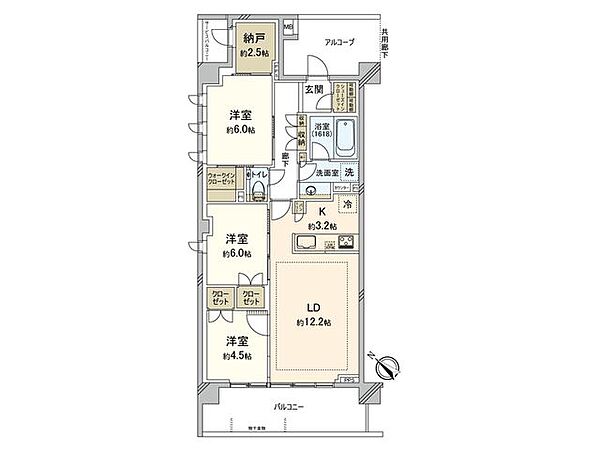 間取りを拡大表示