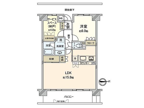 間取りを拡大表示