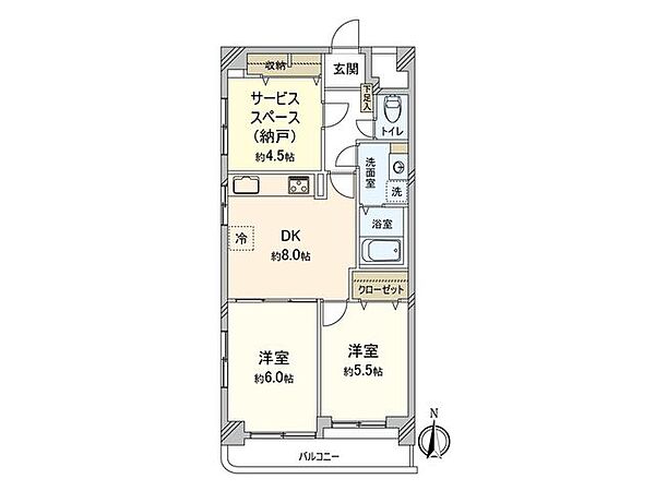 間取りを拡大表示
