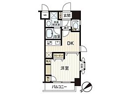 インフィニィティ南青山 1DKの間取図画像