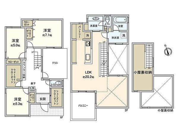 間取りを拡大表示