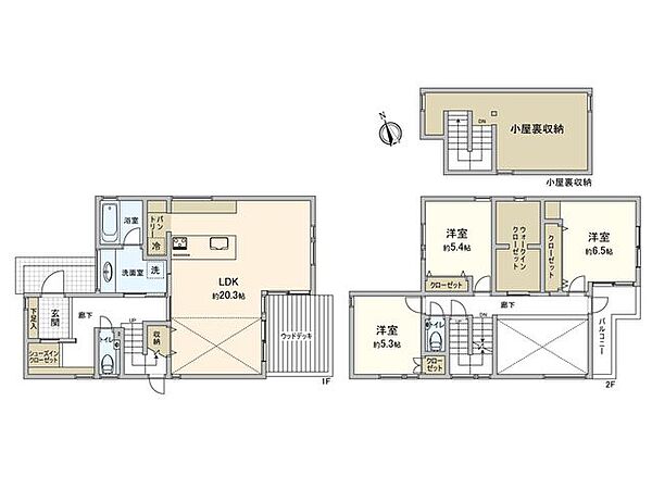 間取りを拡大表示