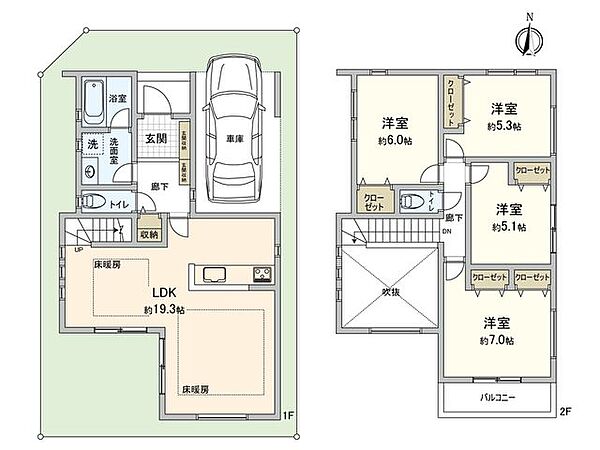 間取りを拡大表示