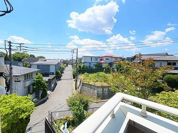 2階バルコニー南東側の眺望