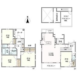 JR京浜東北・根岸線 大森駅 徒歩11分 4LDKの間取り