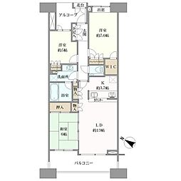 間取図画像 3LDK