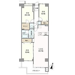 シティプラザ富士見町 3LDKの間取図画像