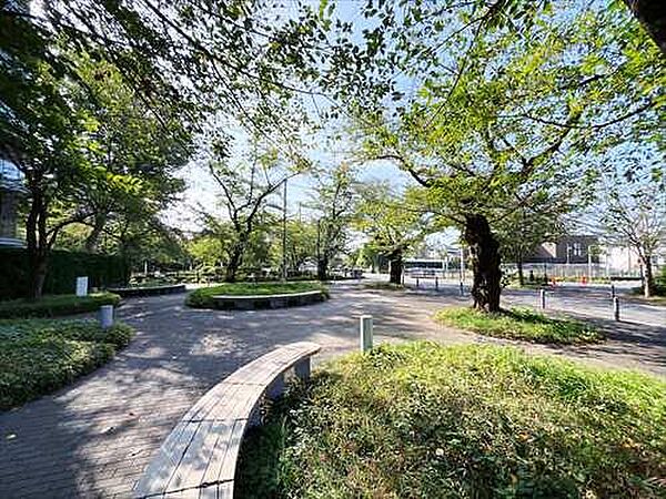 マンション前広場