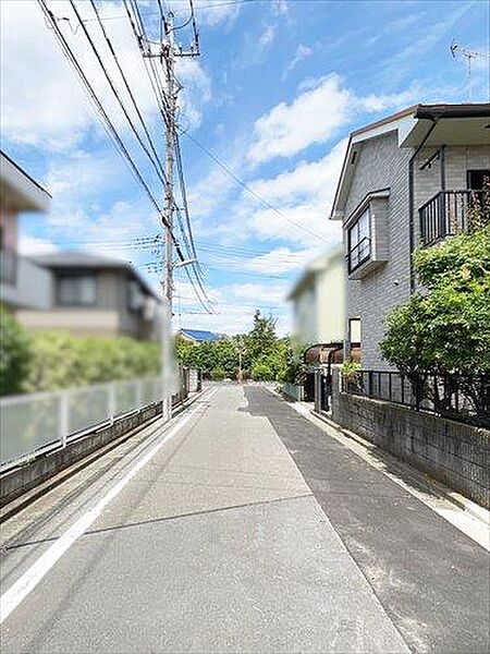 現地前道路