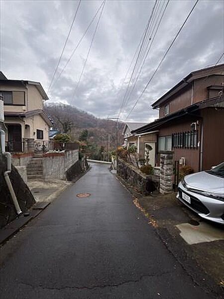 前面道路（2025年1月撮影）