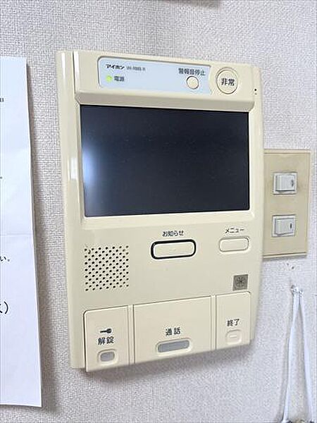 モニター付きインターフォン