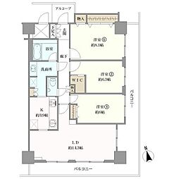 間取図画像 3LDK