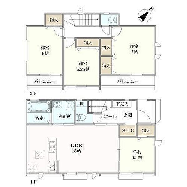 間取りを拡大表示
