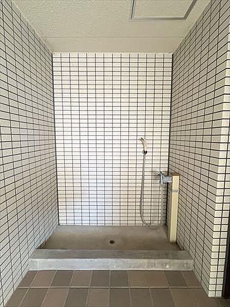 ペット足洗い場