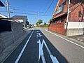 北東側前面道路...