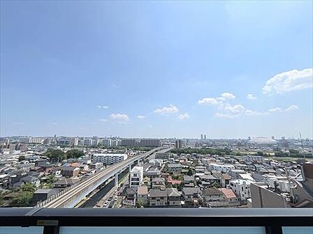 南側バルコニーからの眺望