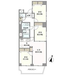 間取図画像 3LDK