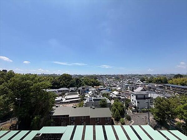 南西向きバルコニーからの眺望