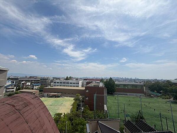 南向きバルコニーからの眺望