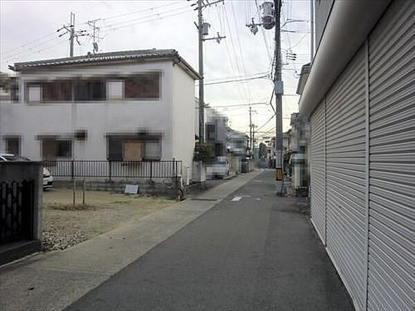 現地前面道路