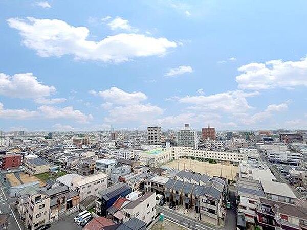 北向きバルコニーからの眺望