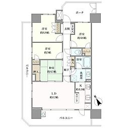 パークホームズ岸和田 4LDKの間取図画像