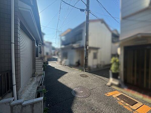 前面道路です。