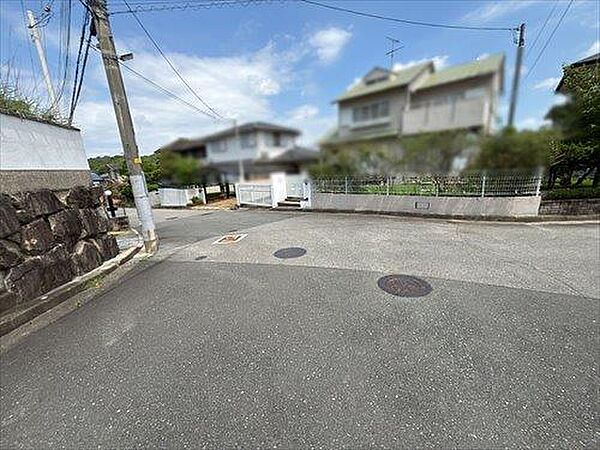 前面道路（南から北）