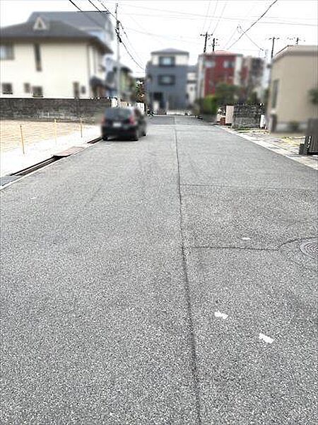 西側道路　2026年3月29日撮影
