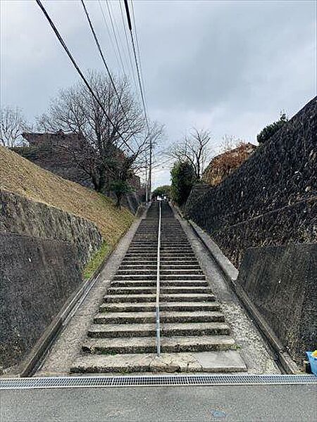 南側隣接地階段