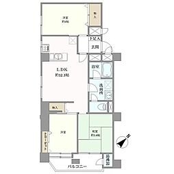 サンハイツ平尾の間取図画像