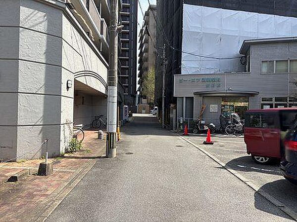 前面道路（南西側）