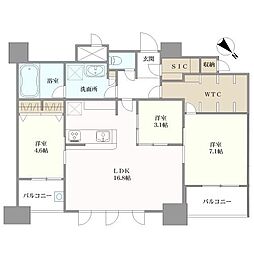 間取図画像 3LDK