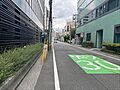 北西側前面道路...
