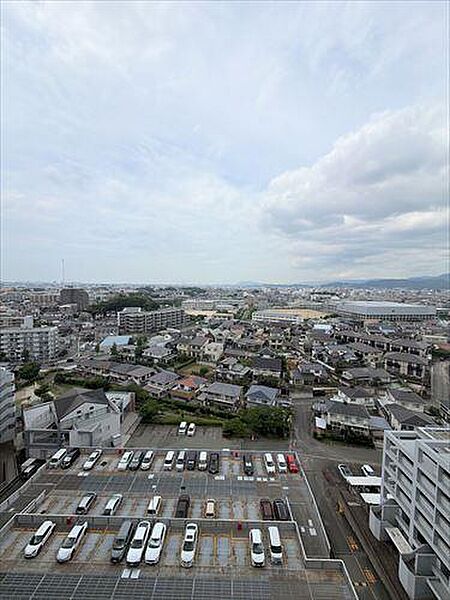 北側バルコニーからの眺望