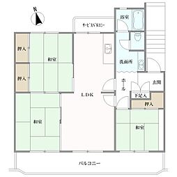 間取図画像 3LDK