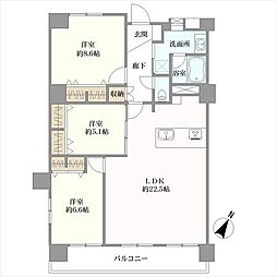 間取図画像 3LDK